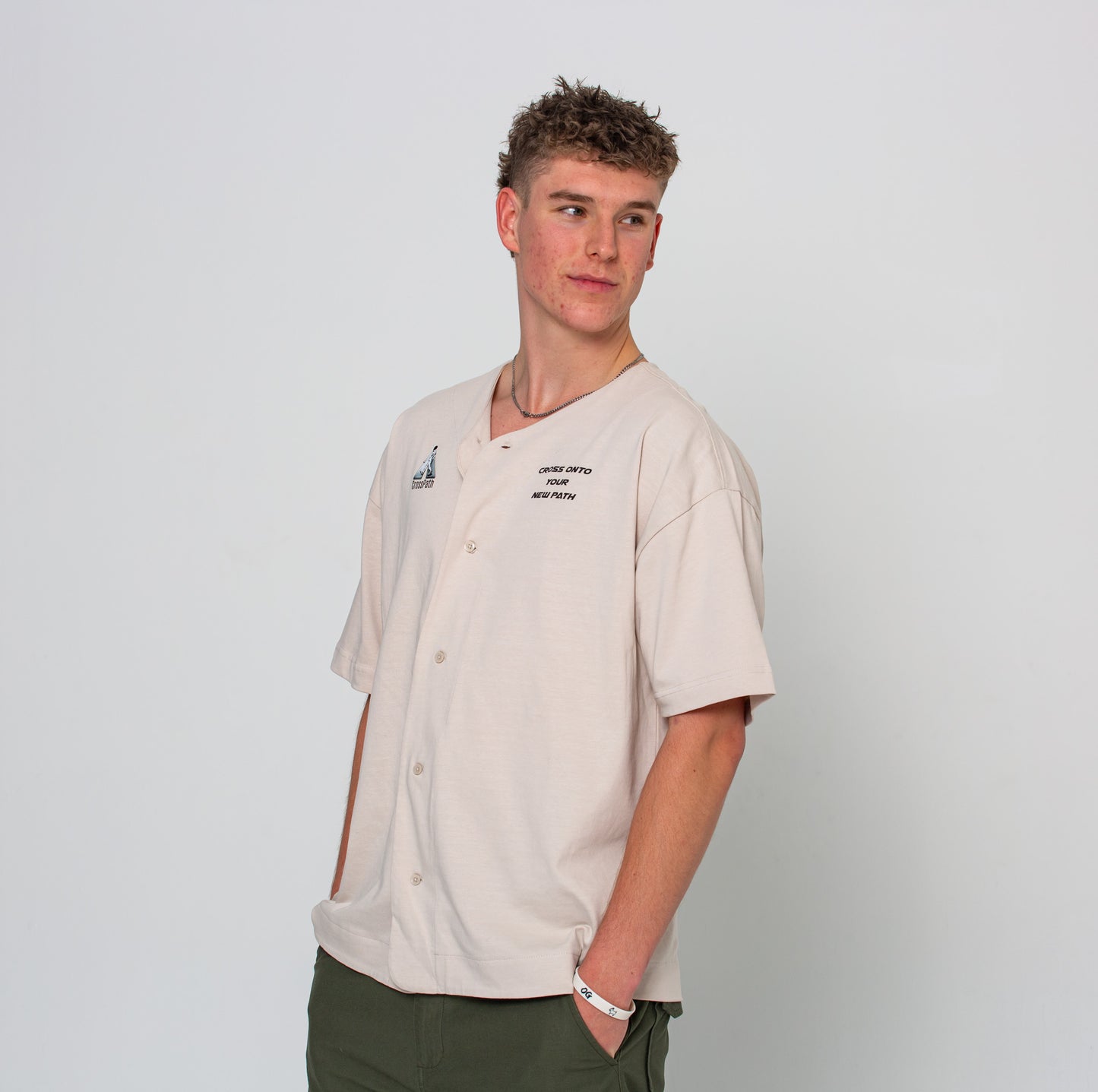 Crossing BaseBall Jersey w/ back print