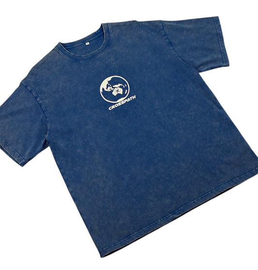 Blue Washed World Tee