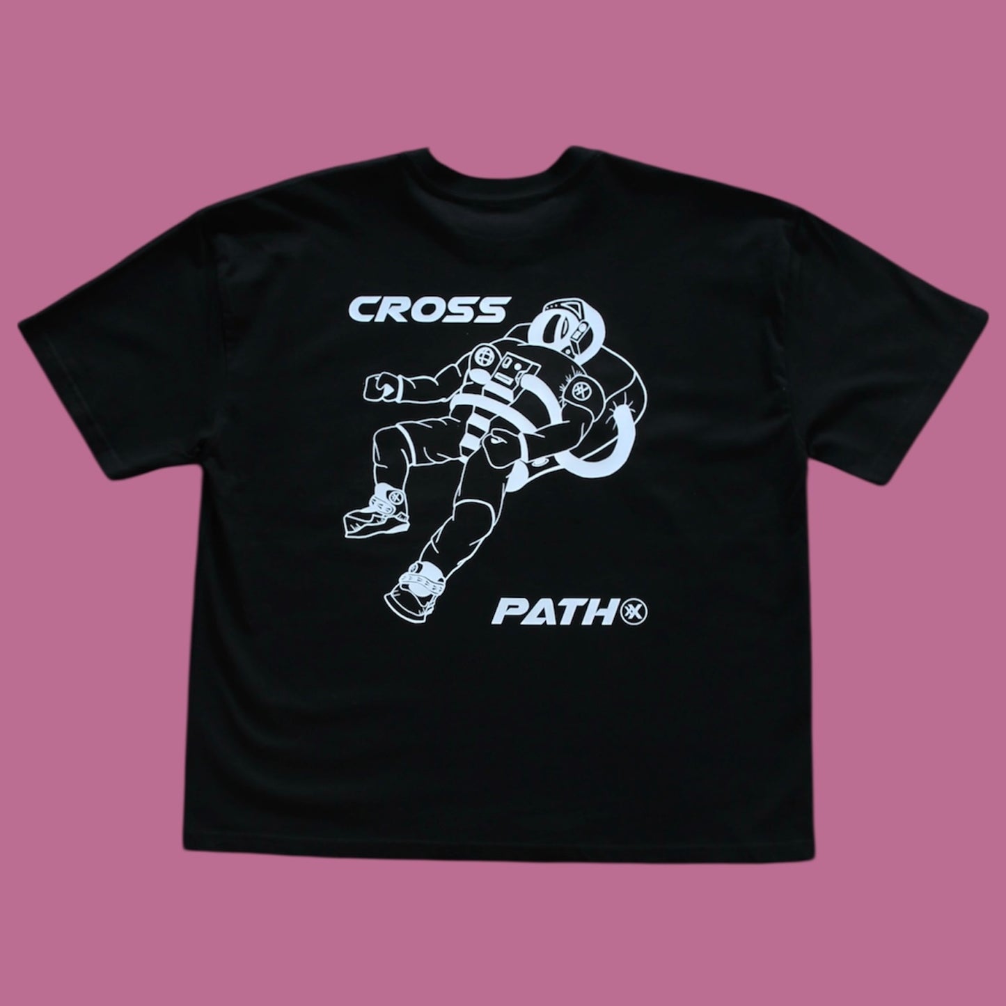 Black Floating Tee