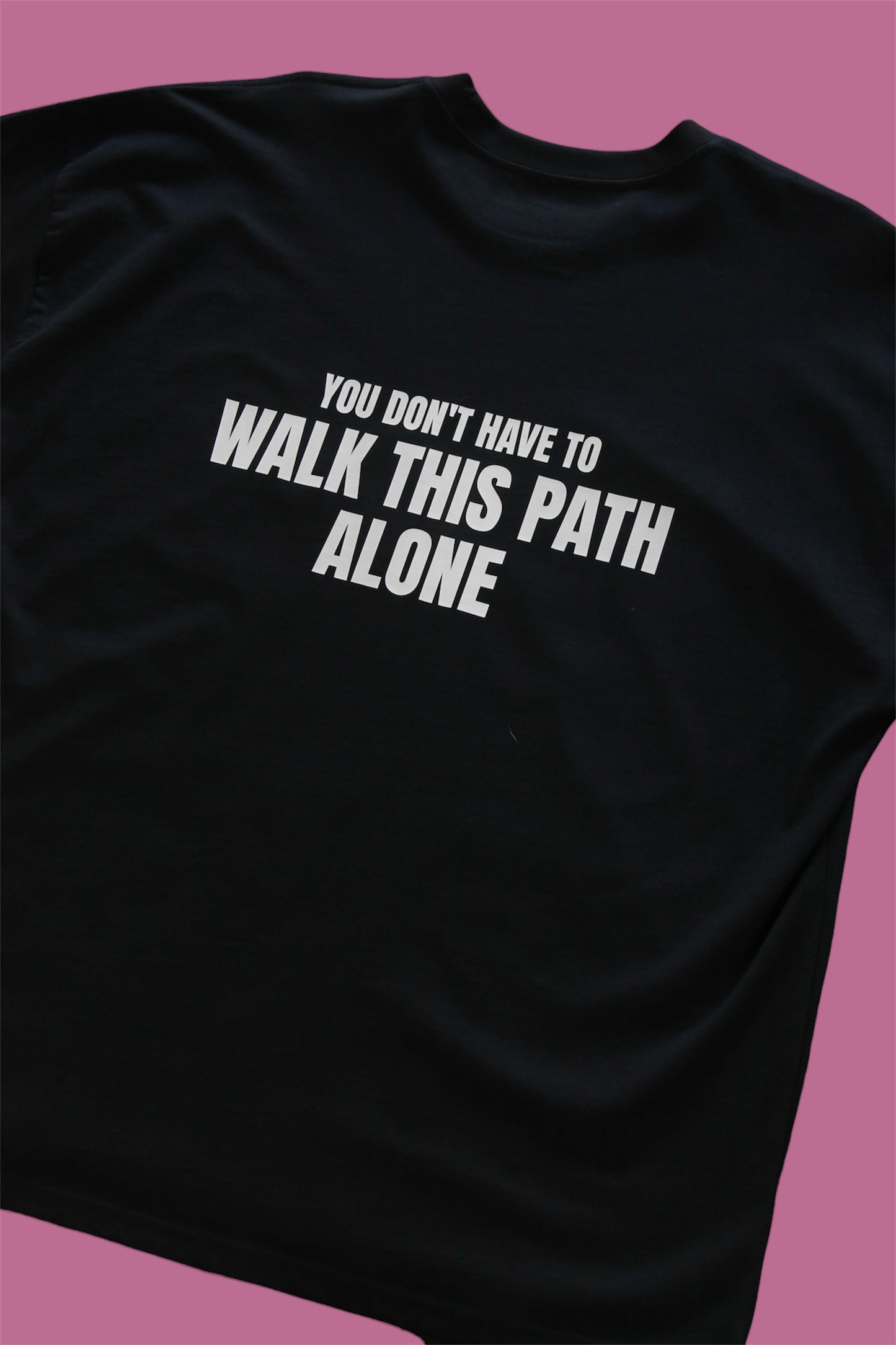 ALONE tee navy