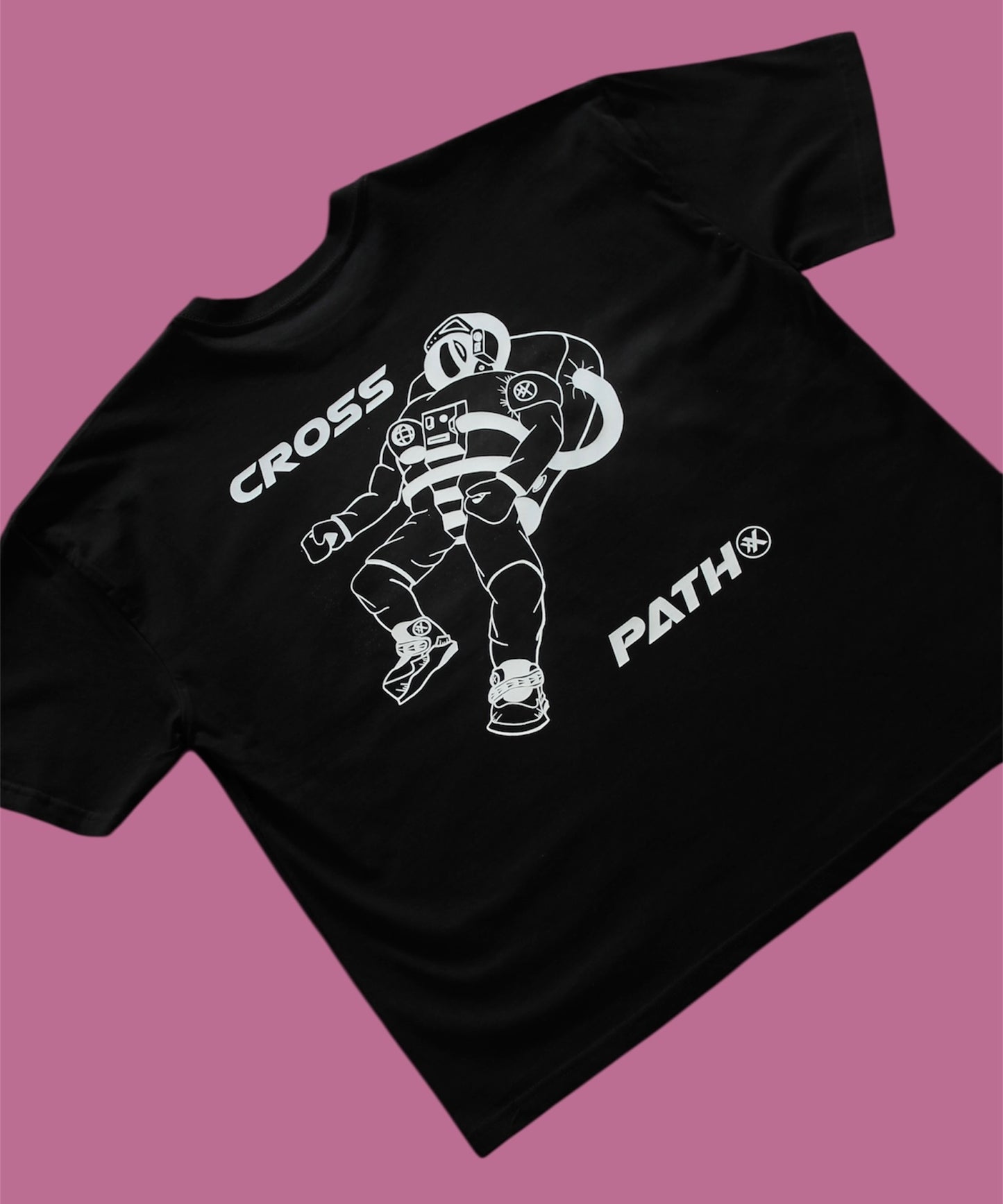 Black Floating Tee