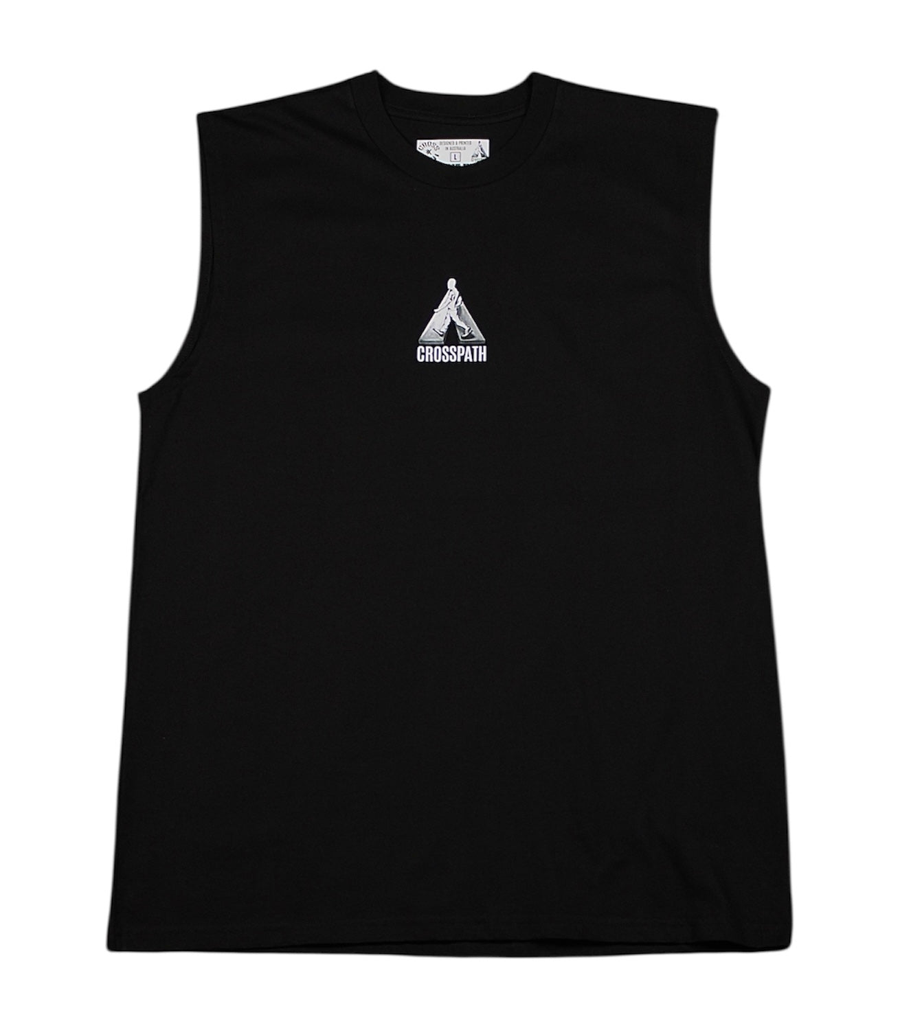 Black muscle tank