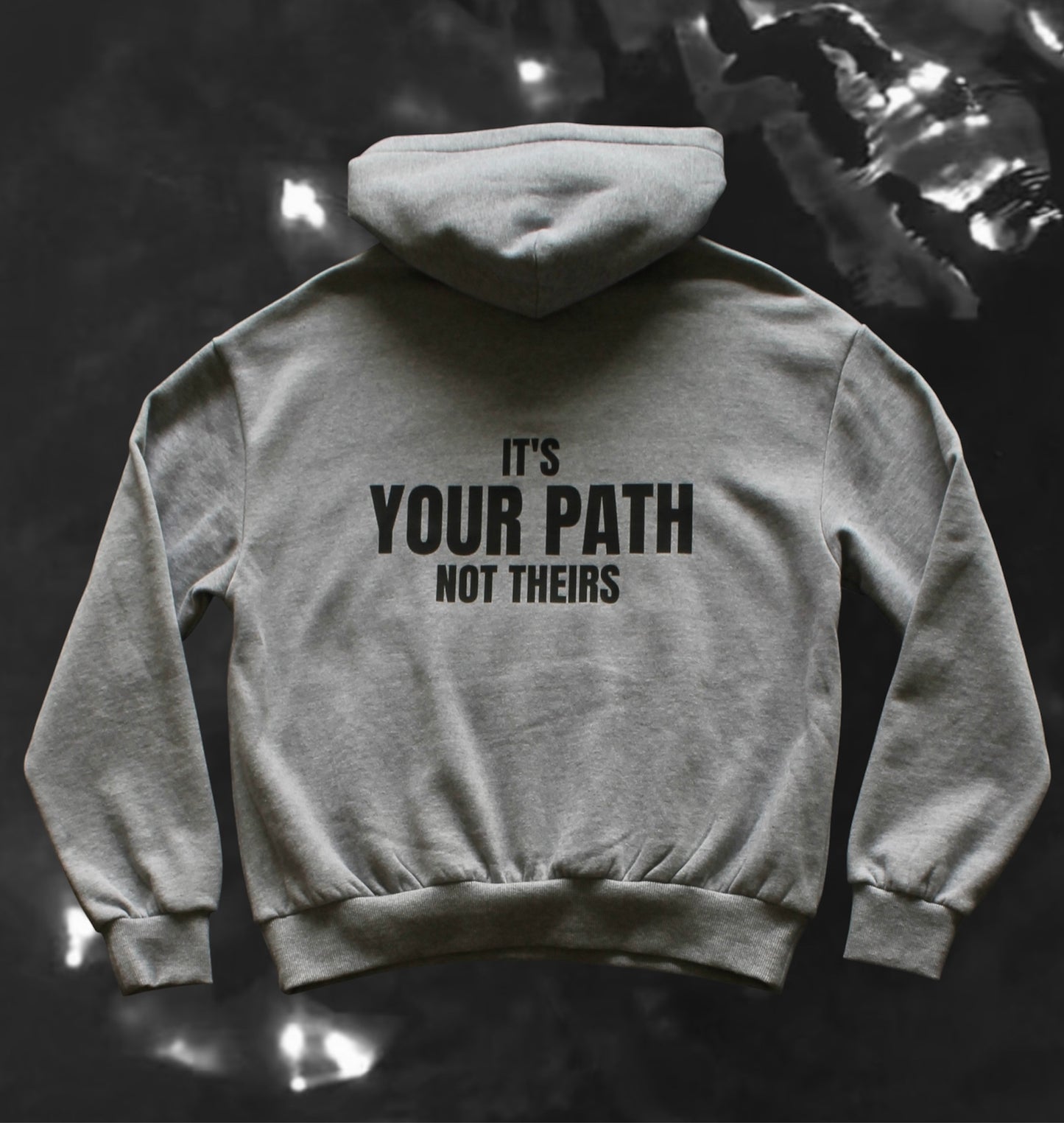 YOUR PATH hoodies grey