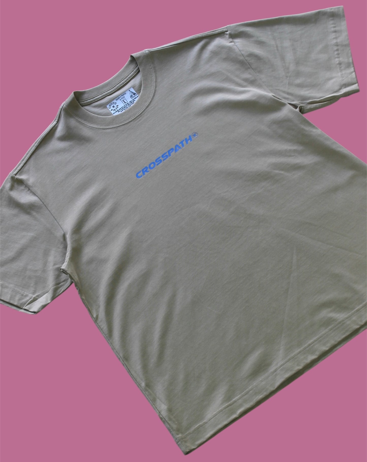 ALONE tee Kahki