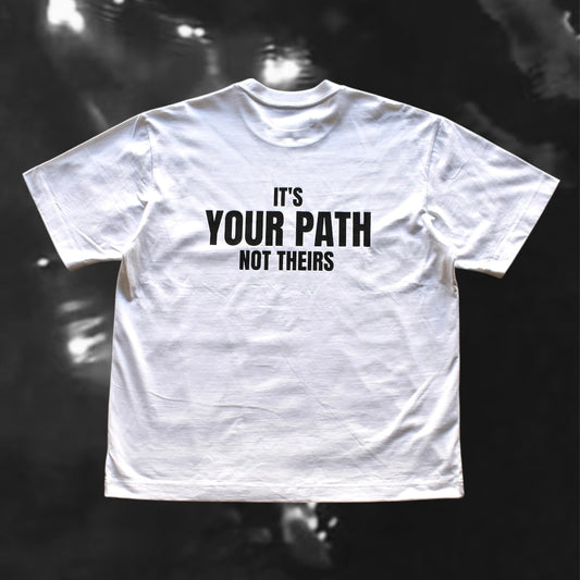 YOUR PATH tee WHITE