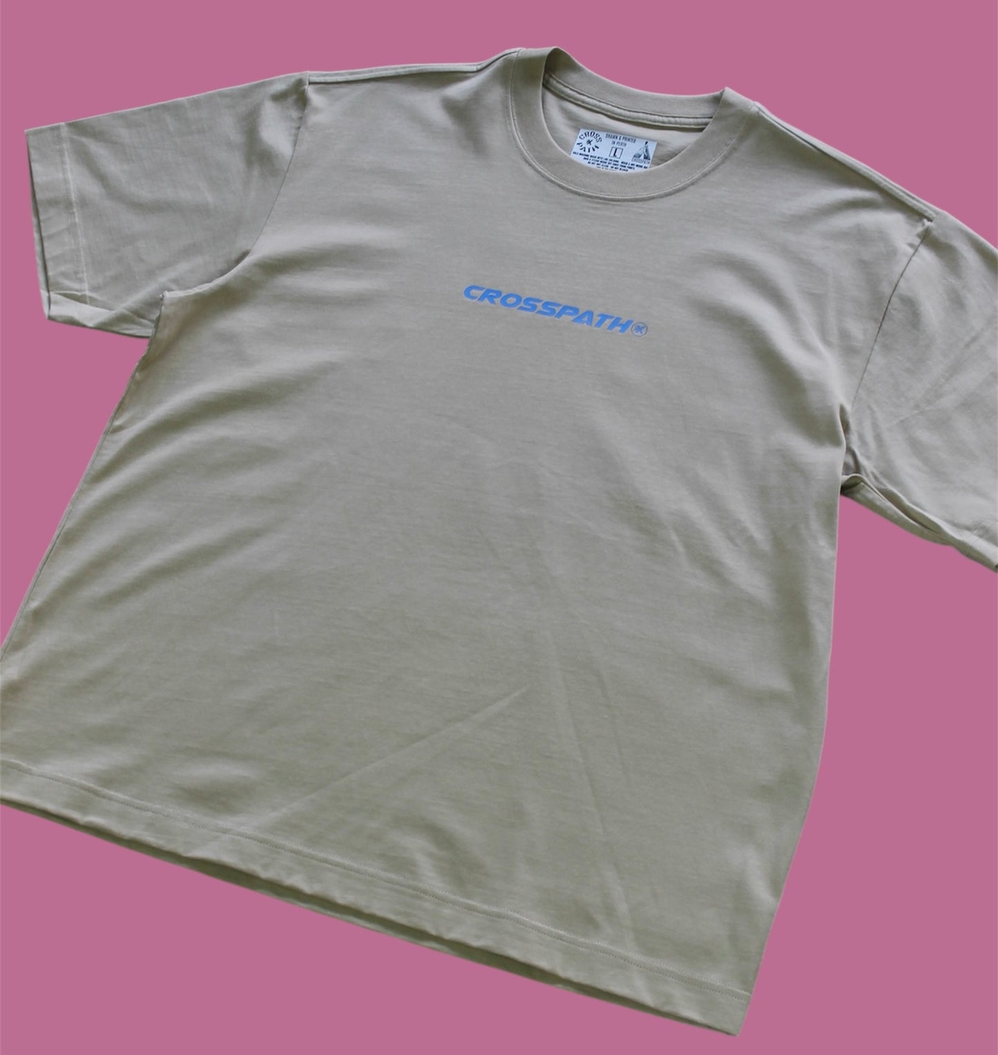ALONE tee Kahki