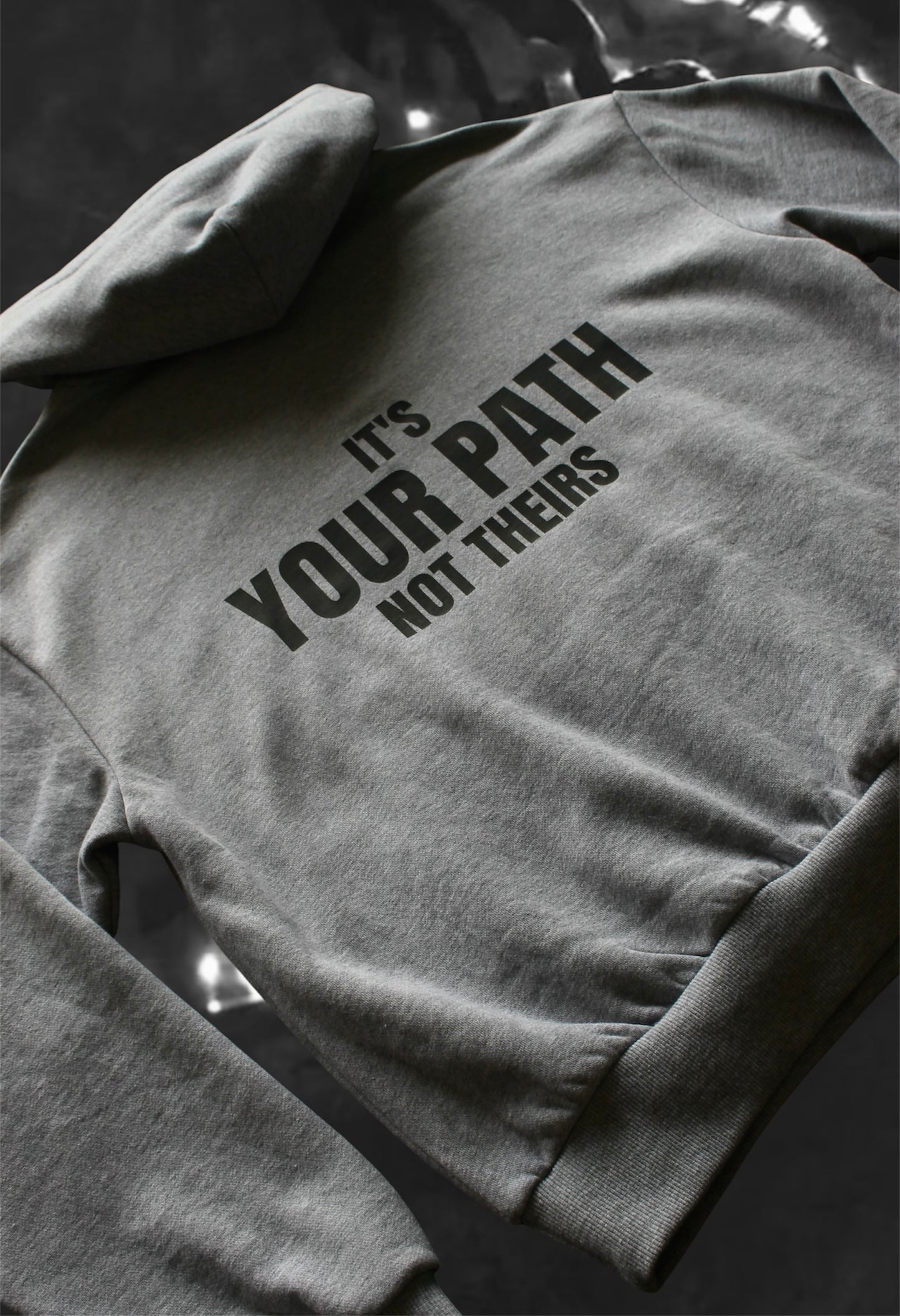 YOUR PATH hoodies grey