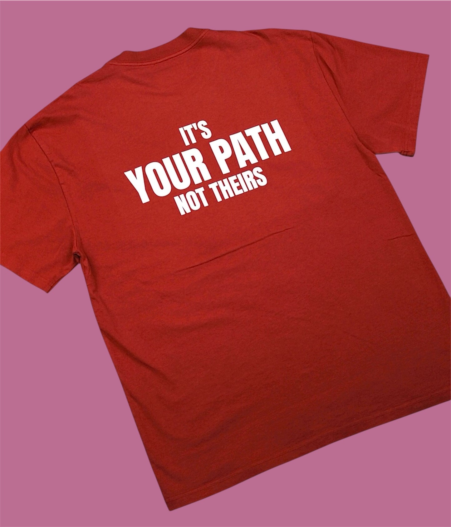 Your path red
