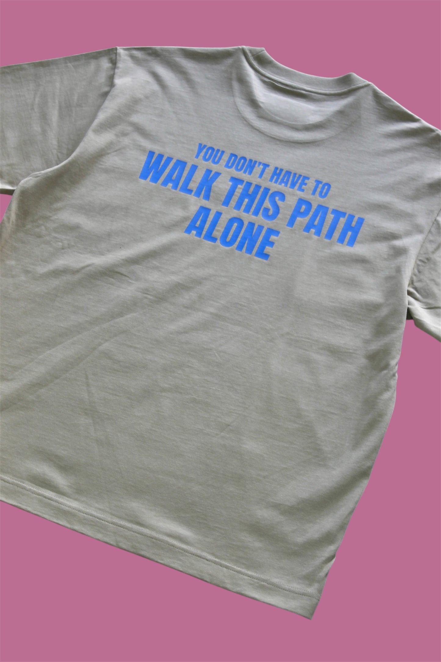 ALONE tee Kahki