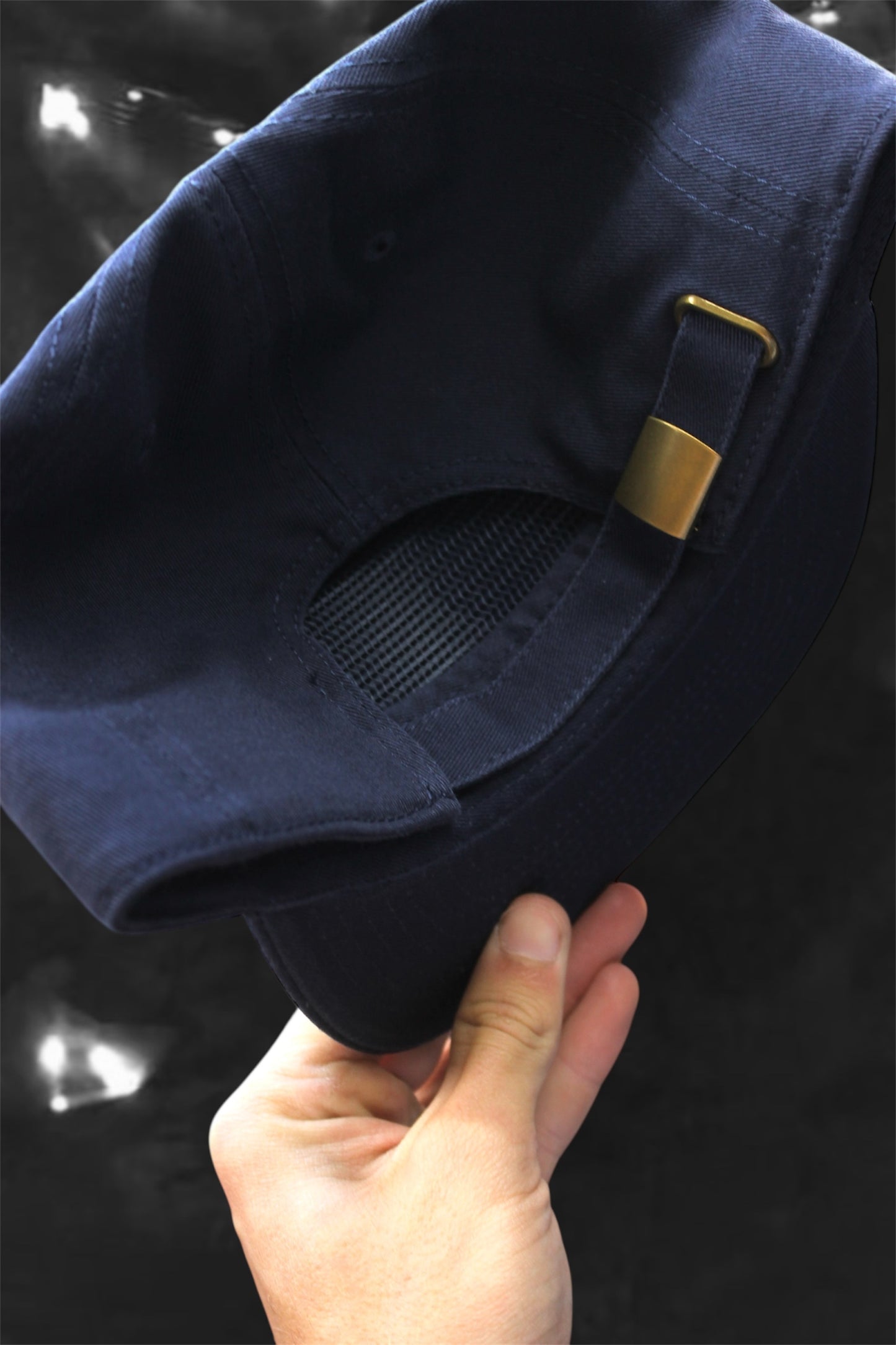 I’M GLAD Flat Cap (navy)