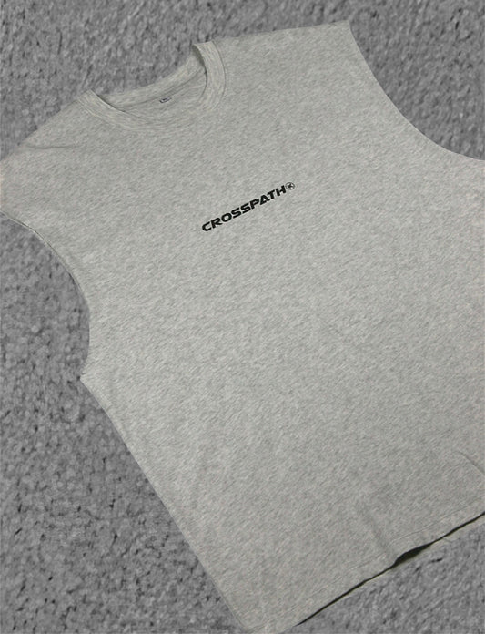 Grey muscle tank