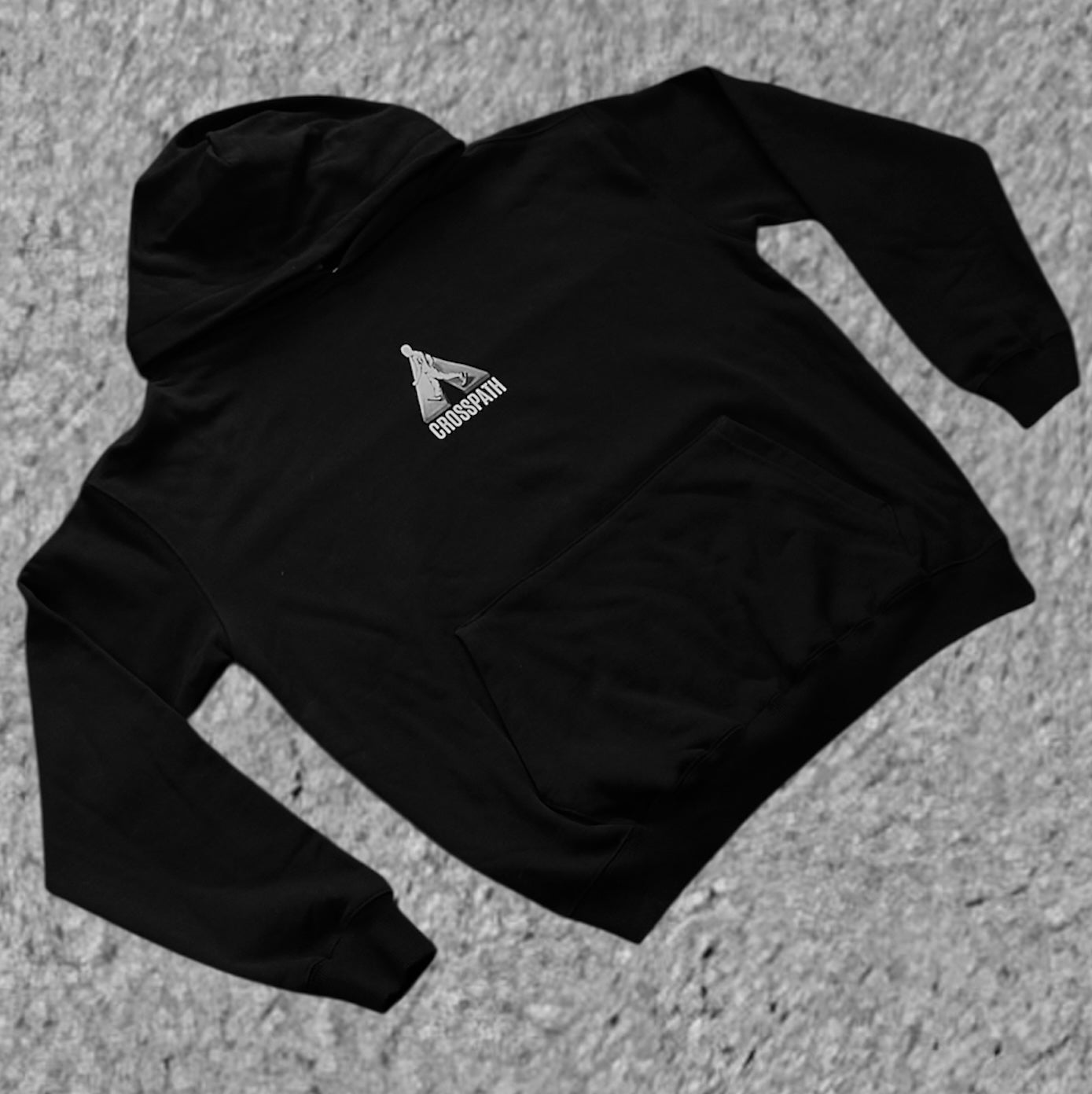 Crossing hoodie BLACK