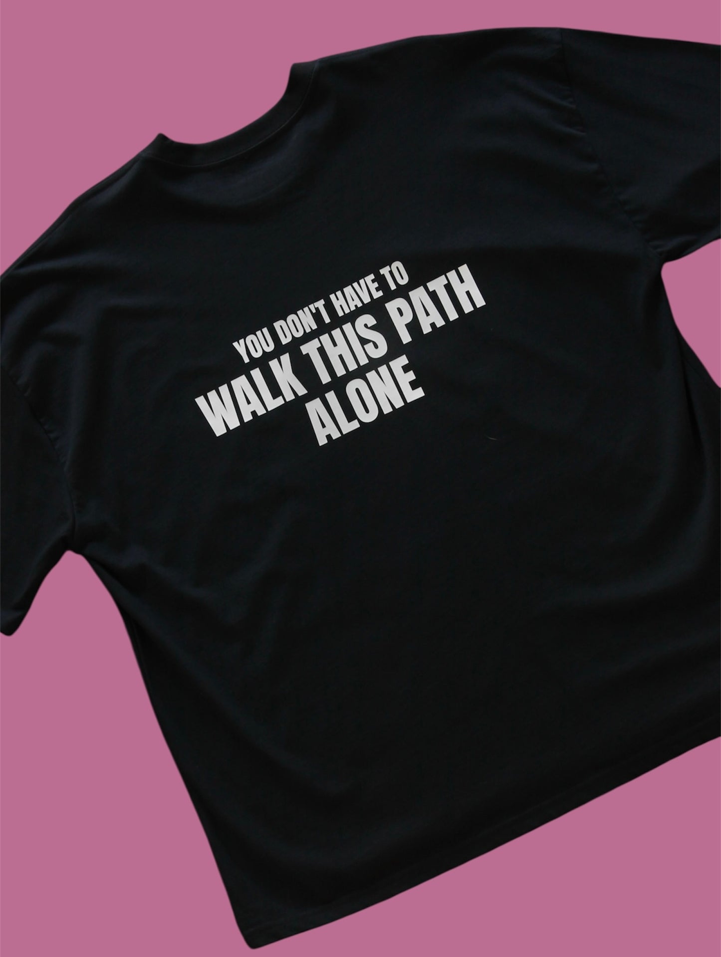 ALONE tee navy