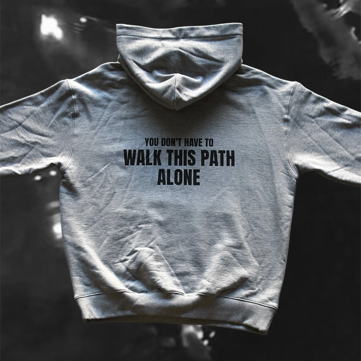 ALONE hoodies grey
