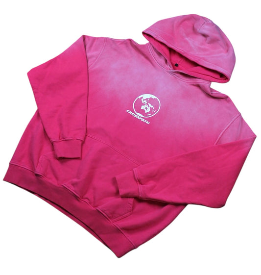 Pink WASHED world hoodie