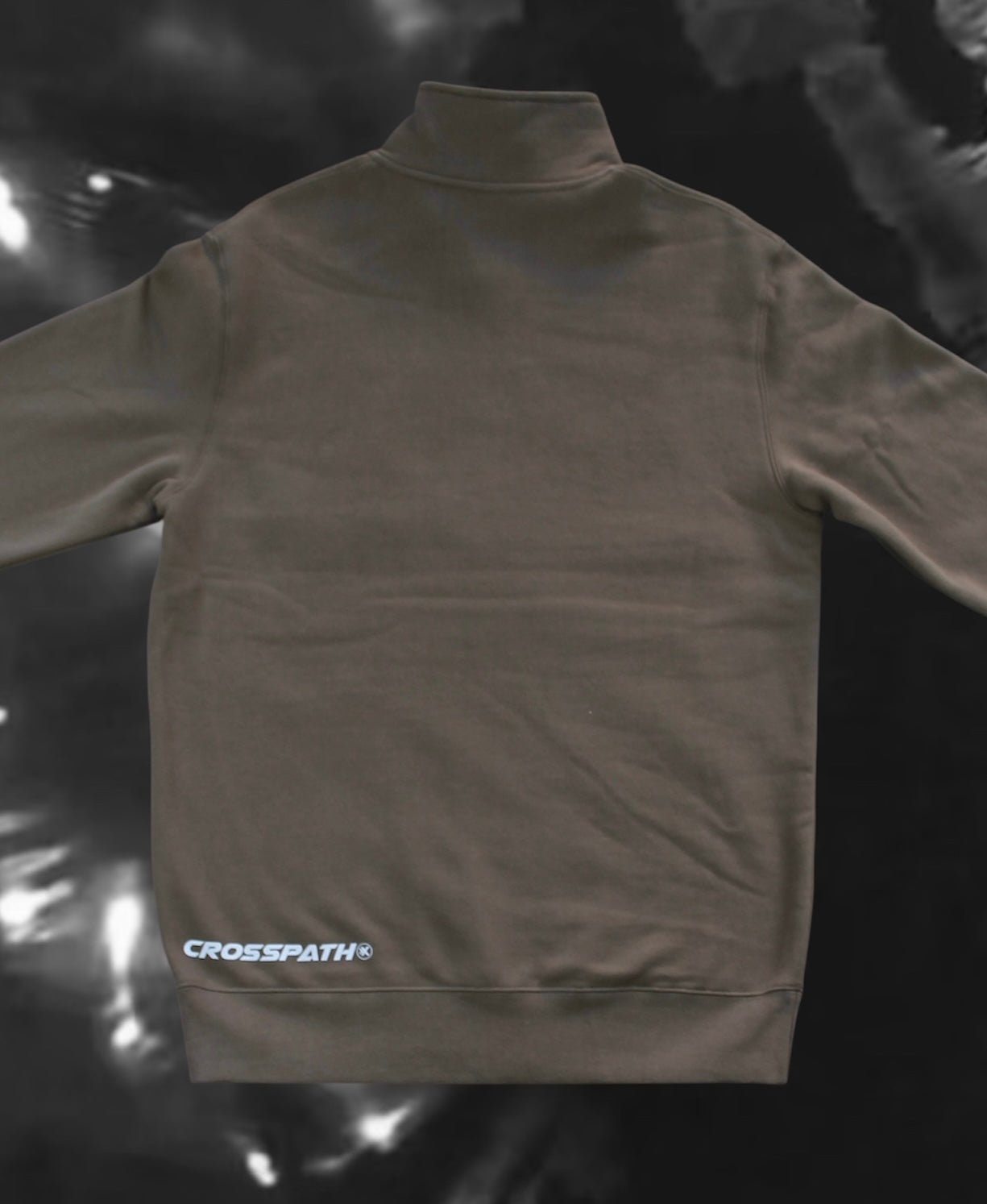Quarter zip brown